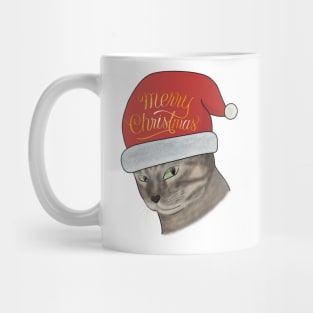 Kitty Santa-Merry Christmas Mug
